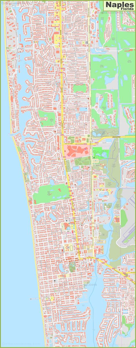 naples florida map.